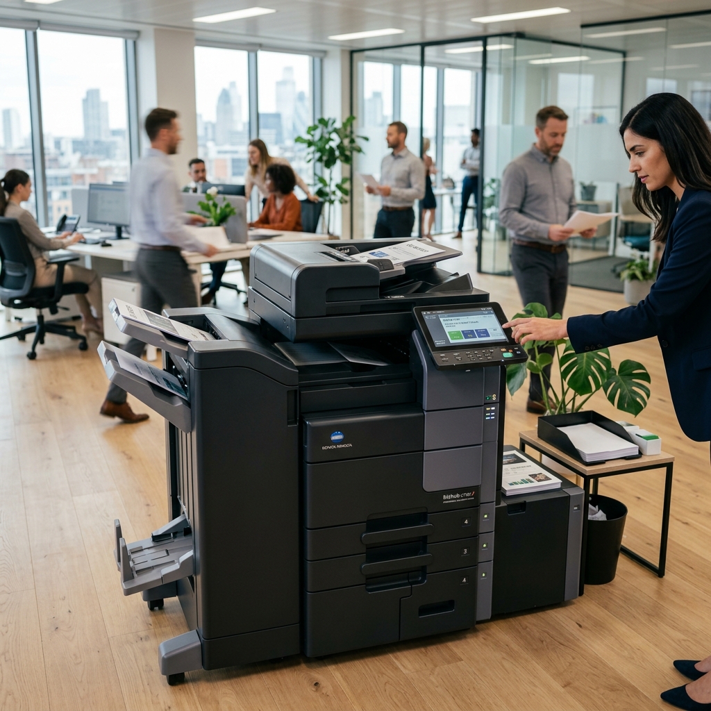 Printer Technician fixing enterprise printer